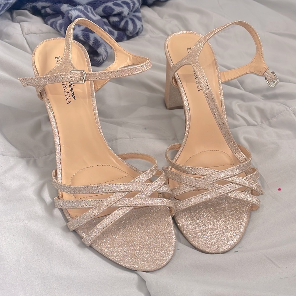 BADGLEY MISCHKA Sparkly heels!!!